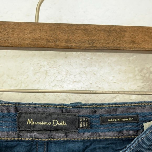 MASSIMO DUTTI Navy Men's Slim Fit Pants Size 30 - Picture 4 of 5
